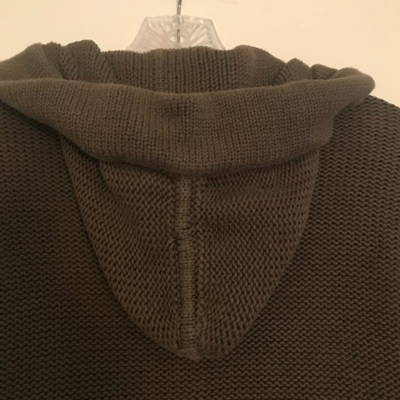 AMERICAN EAGLE ZIP/BUTTON UP HOODIE SWEATER - Picture 6 of 6
